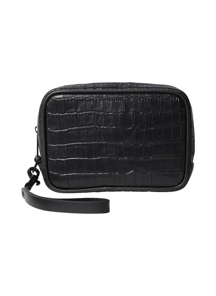 كالفن كلاين Croc Embossed Toiletry Bag